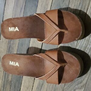 MIA thong wedges